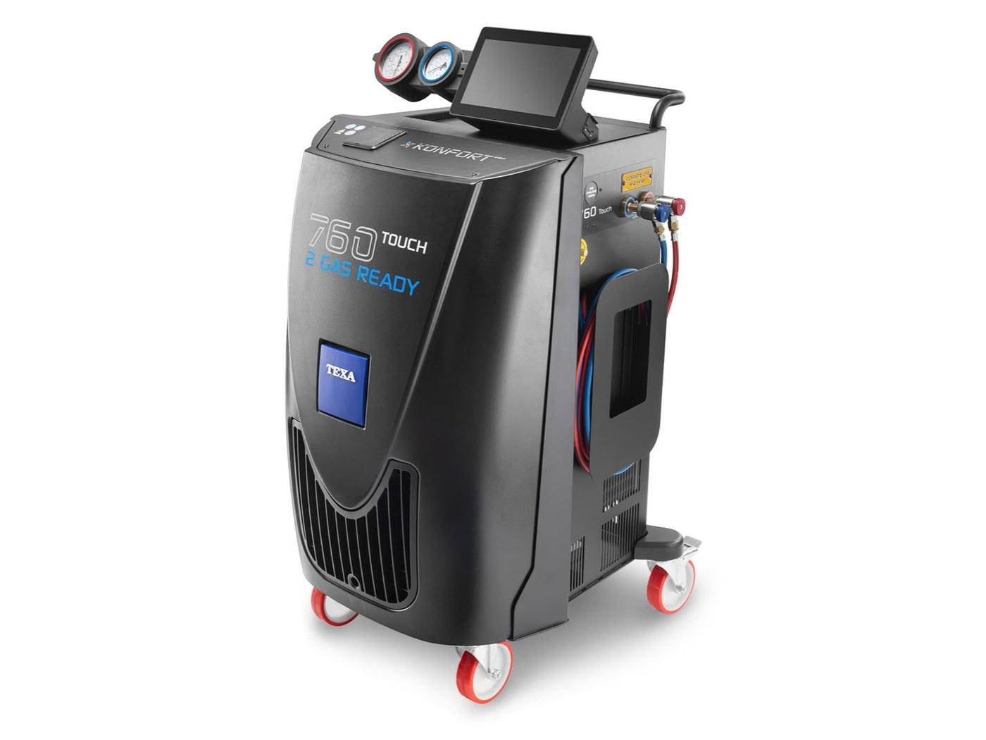 TEXA Konfort 760 Touch 2 Gas Ready air conditioning station used at Ignition Autocare, Castleford