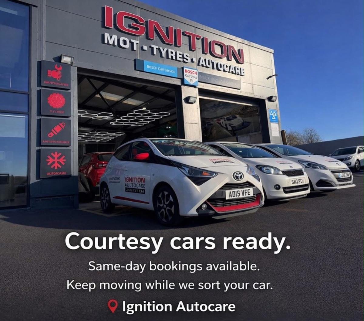 Ignition Autocare courtesy car