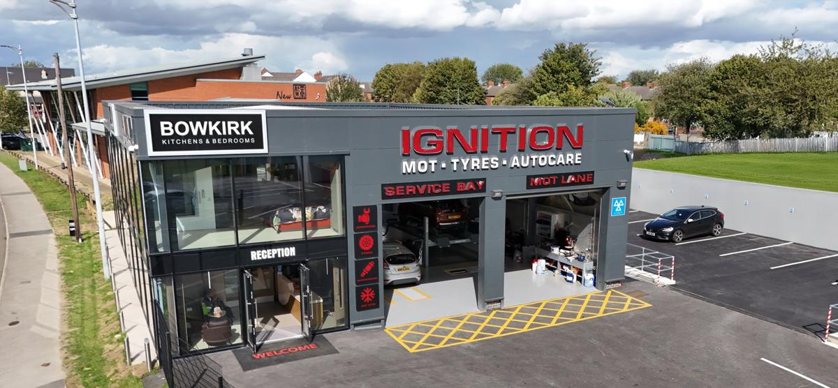 Ignition Autocare garage exterior in Castleford