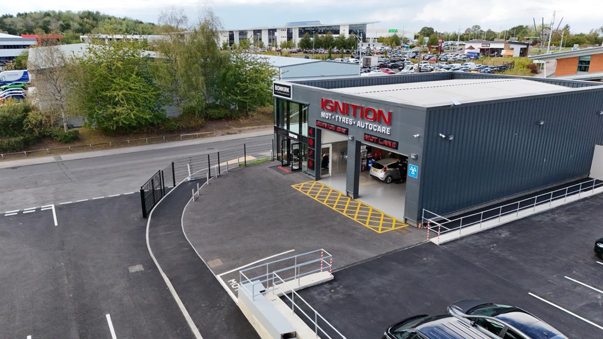 Ignition Autocare garage exterior with Service Bay and MOT Lane