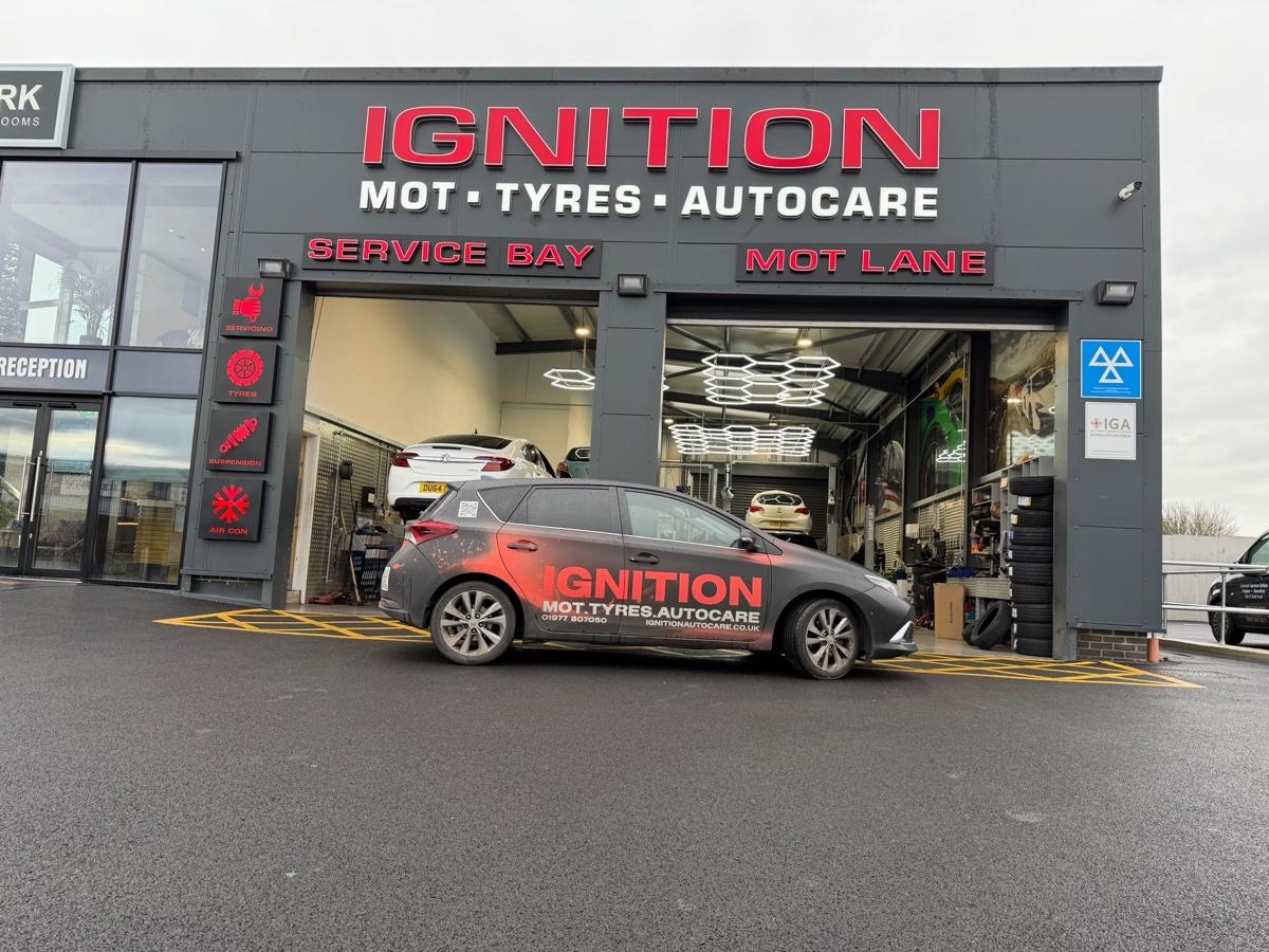 Ignition Autocare garage on Colorado Way, Castleford — Service Bay and MOT Lane
